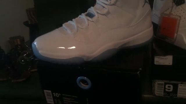 Nike Air Jordan 11 (XI) and 4 Legend blue/ Columbia Review Close up! (HD) смотреть онлайн