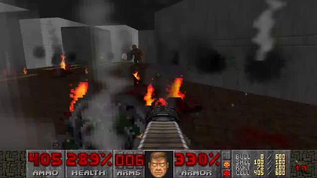 +18 Brutal doom v21 God Mode Cheat through 3 stages смотреть онлайн