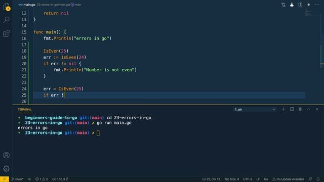 23 - Errors in Go (2160p with 30fps) смотреть онлайн