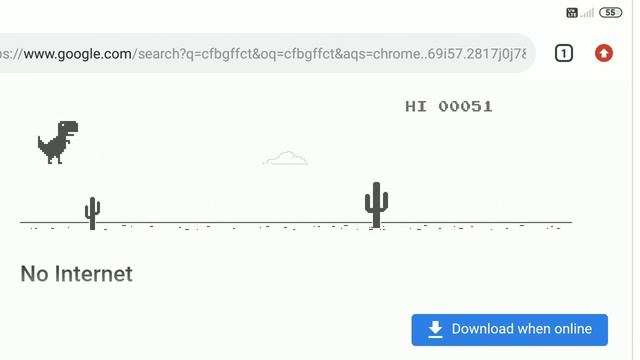 I TRIED TO PLAY DINO RUN IN CHROME.#GAMEPLAY смотреть онлайн