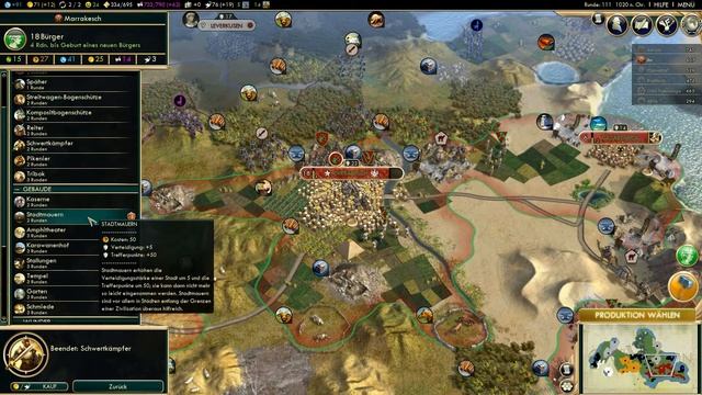 Lets Play Civilization V Brave New World - Marokko Teil 11 - Deutsch смотреть онлайн