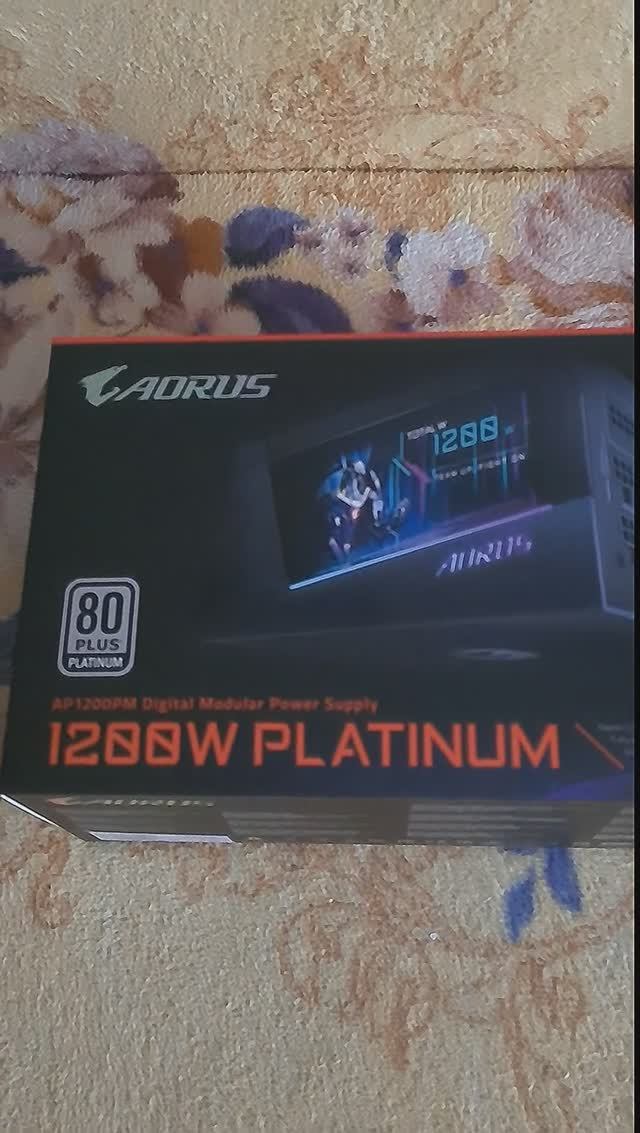 Смотрим комплект AORUS 1200W PLATINUM. смотреть онлайн