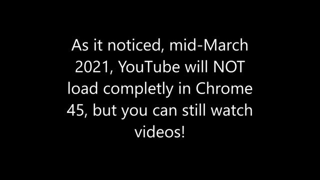 Chrome 45 is possibly the worst version from 2015!!! смотреть онлайн