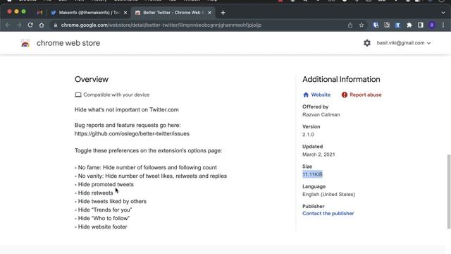 Advanced Twitter customization in Chrome browser смотреть онлайн