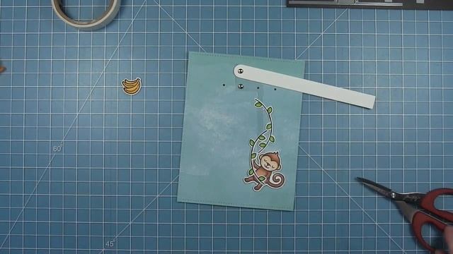 Swinging Monkey Thank You Card - Modified Swish 'n Pop Interactive Card смотреть онлайн