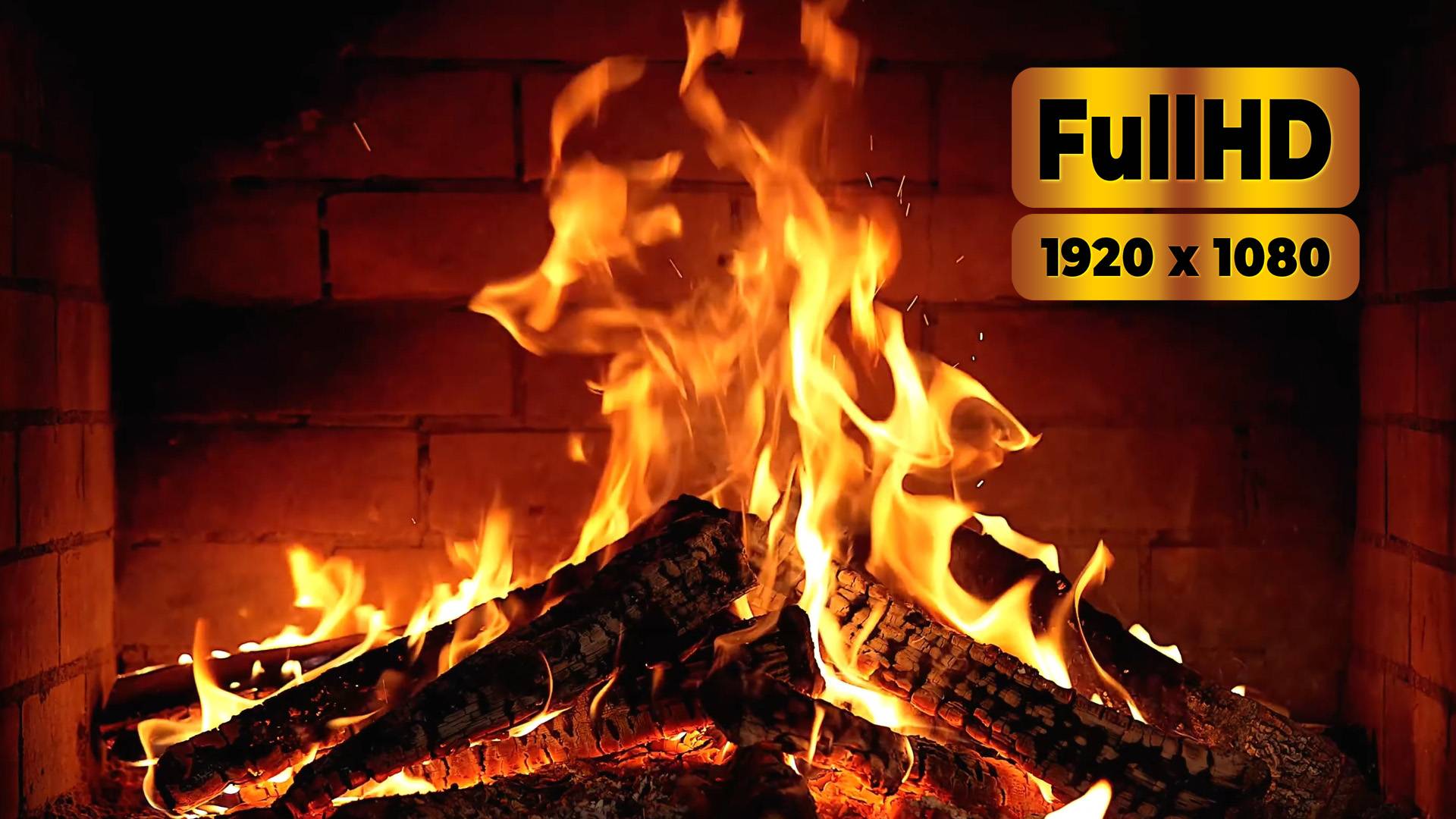 ГОРЯЩИЙ КАМИН FullHD (1920x1080). Заставка для ТВ. RELAX, ПОТРЕСКИВАНИЕ ДРОВ, ДЛЯ КРЕПКОГО СНА. смотреть онлайн