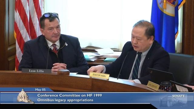 Conference Committee on H.F. 1999 - Omnibus Legacy Appropriations - 05/05/23 смотреть онлайн