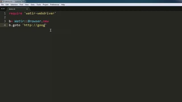 Watir WebDriver Open Firefox Browser смотреть онлайн
