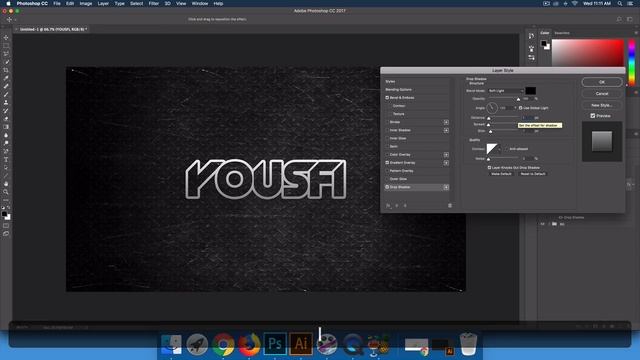 Photoshop Text Tutorial - Metal Text Effect смотреть онлайн