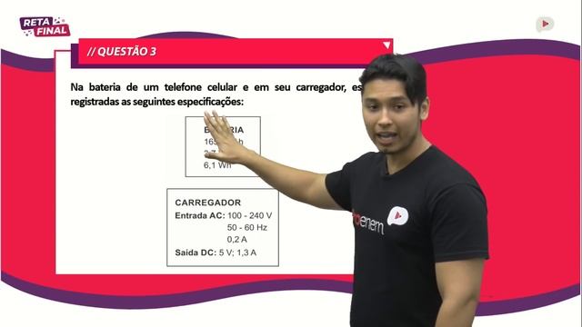 | Live | Carregadores e Baterias no Enem | Prof. Marcus Vinícius смотреть онлайн