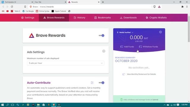 Earn money Online using brave browser Bangla // Auto earning tips // Bangla earning // Brave Earnin смотреть онлайн