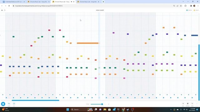 Chaos King in Chrome Music Lab смотреть онлайн