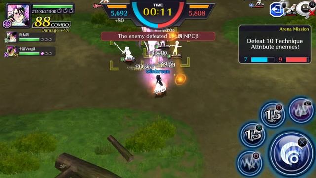 Bleach: Brave Souls - Бякуя Кучики на арене смотреть онлайн