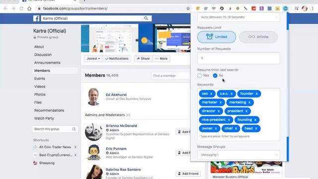 Sending Targeted Friend Requests in Friend Connector Chrome Extension Classic UI смотреть онлайн