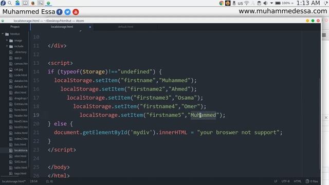36 HTML⁄HTML5 Local Storage смотреть онлайн