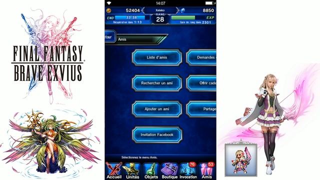 NEW Unités - Ramuh - Coeur de démon - FF Brave Exvius Gameplay FR HD смотреть онлайн