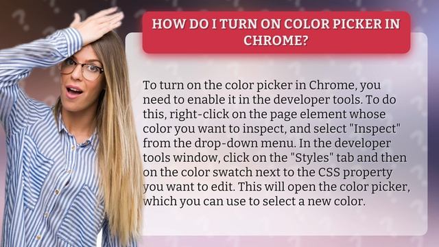 How do I turn on color picker in Chrome? смотреть онлайн