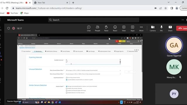 KT for PRTG #meeting #Microsoft #Teams #Google #Chrome смотреть онлайн