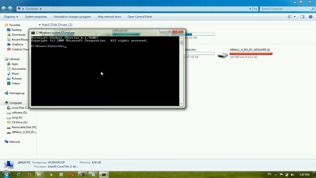 how to Format Pen drive Useing CMD смотреть онлайн