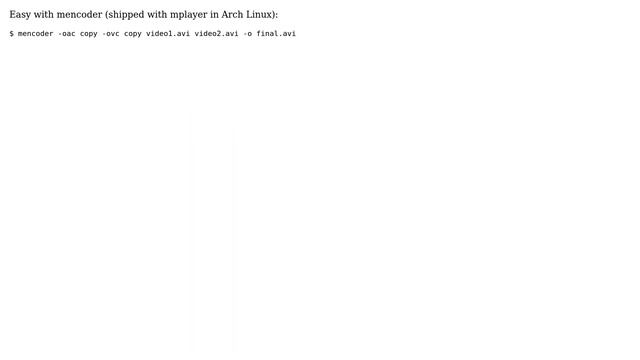 Unix & Linux: How do I merge two \*.avi files into one? (6 Solutions!!) смотреть онлайн