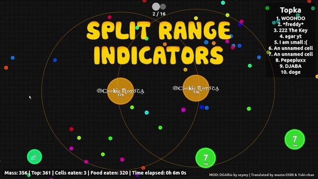 Agar.io Hack/Mod/Extension - OGARio By Szymy (Agario)