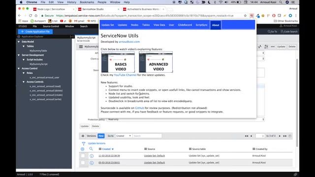 ServiceNow Utils April 2018 Update смотреть онлайн