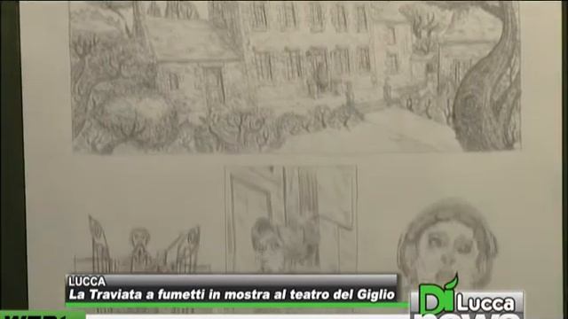 La Traviata a fumetti in mostra al teatro del Giglio - DiNews - 23 novembre 2012 смотреть онлайн