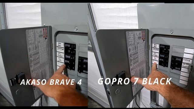 GOPRO 7 BLACK Vs. AKASO BRAVE 4 SIDE BY SIDE TESTING