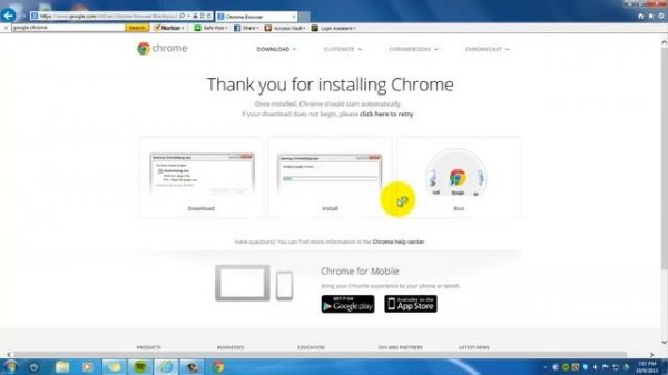 Google Chrome Setup