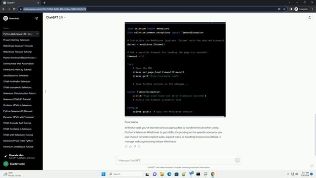 python selenium webdriver get url timeout смотреть онлайн