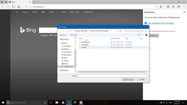 How to Install IDM extension in Microsoft Edge Browser смотреть онлайн