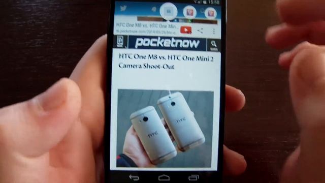 Link Bubble Preview - Android Galaxy Greece