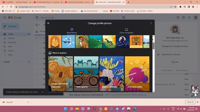 Tutorial how to change your profile in Google Chrome!! :) ( First Video ) смотреть онлайн