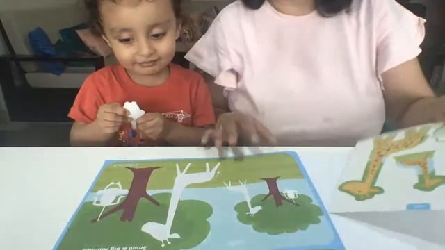 Toddler Activity for 2 year old| DIY Binoculars | Animal Safari Preschool at home | LIVE 15 смотреть онлайн