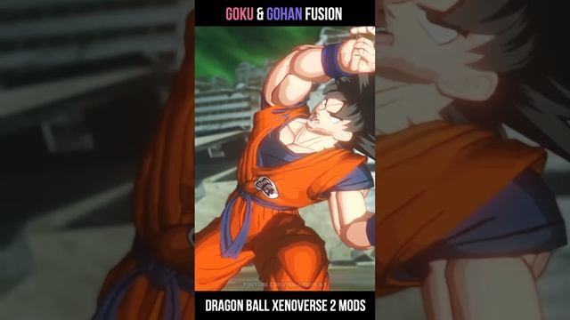 Goku and Gohan Fusion #Short #DragonBallXenoverse2Mods смотреть онлайн