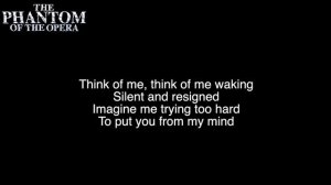 Think of Me Karaoke: You Sing as Christine Daaé (Raoul Part Only) | The Phantom of the Opera