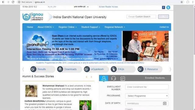 IGNOU ONLINE RE REGISTRATION FOR JANUARY 2019. IGNOU mein re-registration form kaise fill karen смотреть онлайн