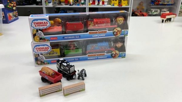 New 2020! Trackmaster Monkey Thomas and Lion James - found at Target