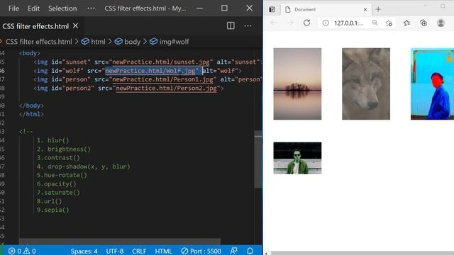 CSS Image Filter Property Explained смотреть онлайн