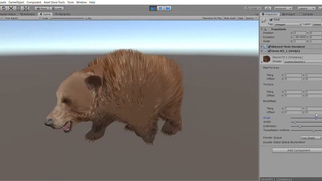 Update 1.1:- Hair and Fur Tool - for the Unity Asset Store смотреть онлайн