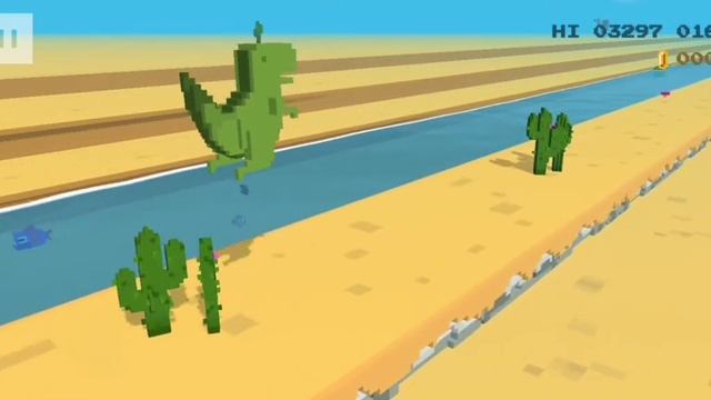 обзор на DINO 3D и сравнение с обычным дино из браузера смотреть онлайн