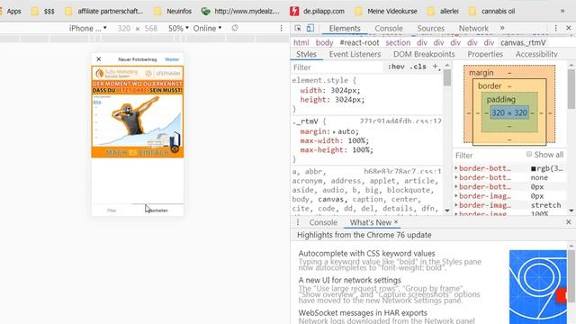 Instagram Videos von Desktop Notebook hochladen unter google chrome trick hack смотреть онлайн