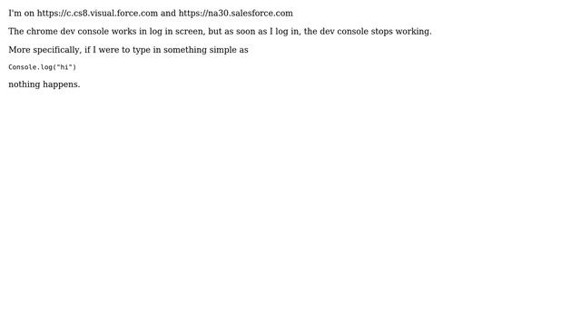 Salesforce: Chrome Developer Console not working (2 Solutions!!) смотреть онлайн