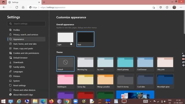 how to change theme on microsoft edge смотреть онлайн