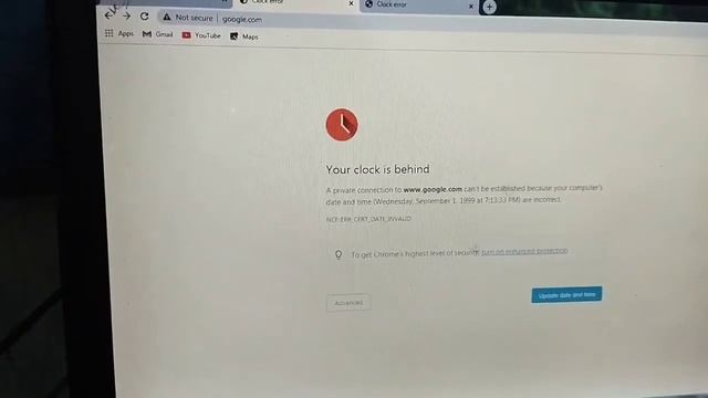 how to fix your clock is behind Chrome Internet not working ⏰ смотреть онлайн
