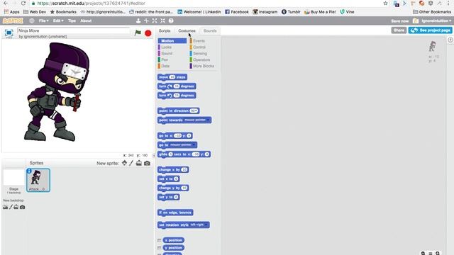 Learn to Program with Scratch - Lesson 1 - Interface and Animation смотреть онлайн