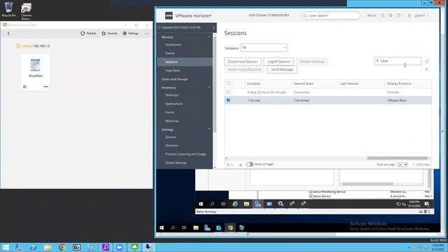 'Stopping' Remote Desktop Services (RDS) in RDSH Application server-unable to connect / VMware Blas смотреть онлайн