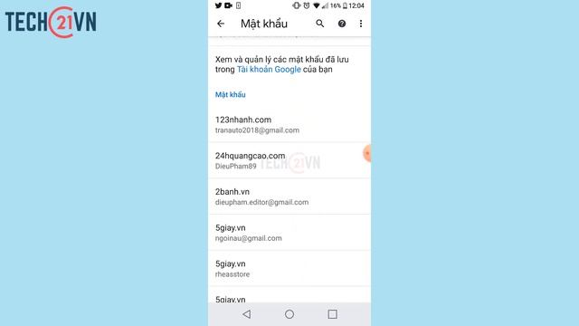 Cách xóa mật khẩu đã lưu trên Chrome trên điện thoại смотреть онлайн