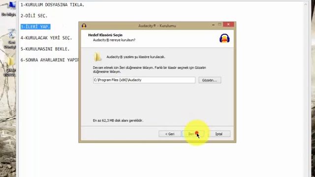 Audacity Kurulumu смотреть онлайн
