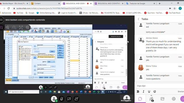 BIOLOGICAL AND COGNITIVE PSYCHOLOGYUNIVERSITY SQR Sala del curso Bb Collaborate Google Chrome смотреть онлайн